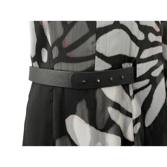 NWT Halston Heritage Sz 2 Asymmetrical Overlay Winged $595 Formal Maxi Dress - Picture 7 of 14